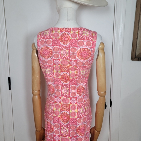 J. McLaughlin Sophia Sleeveless Dress Boho Vjic Print Size XS - Picture 9 of 11
